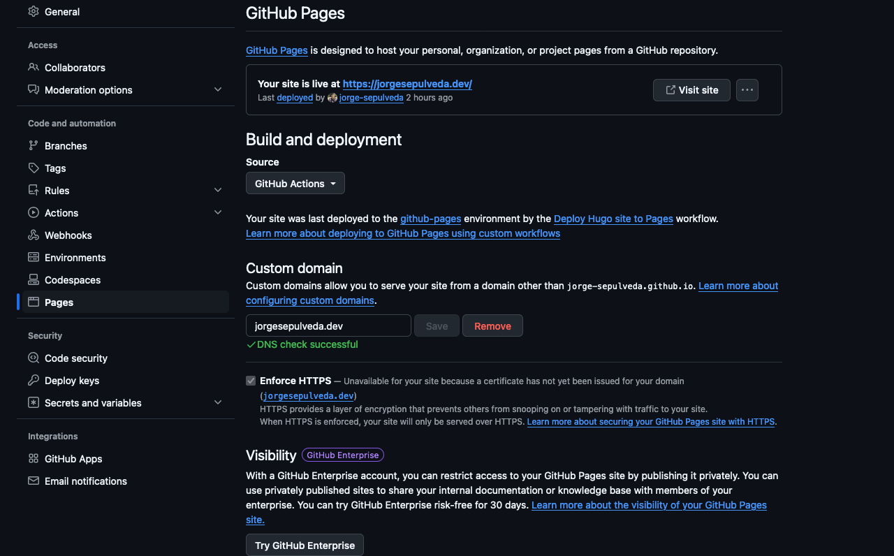 Github Pages